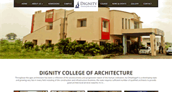 Desktop Screenshot of dignitycollege.com